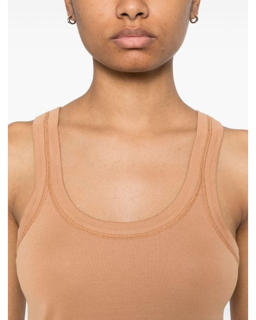 Lemaire Natural Ribbed Top