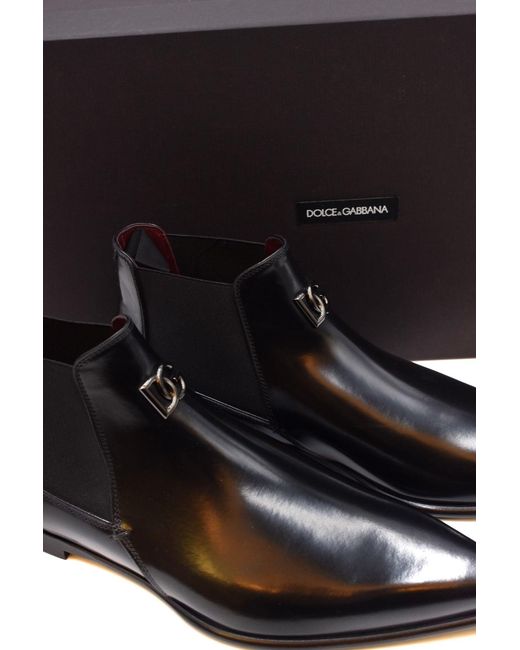 Dolce & Gabbana Black Bootie for men