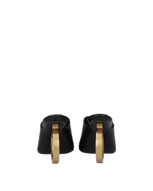 Ferragamo Black Sandali Astro Donna Pelle Nero