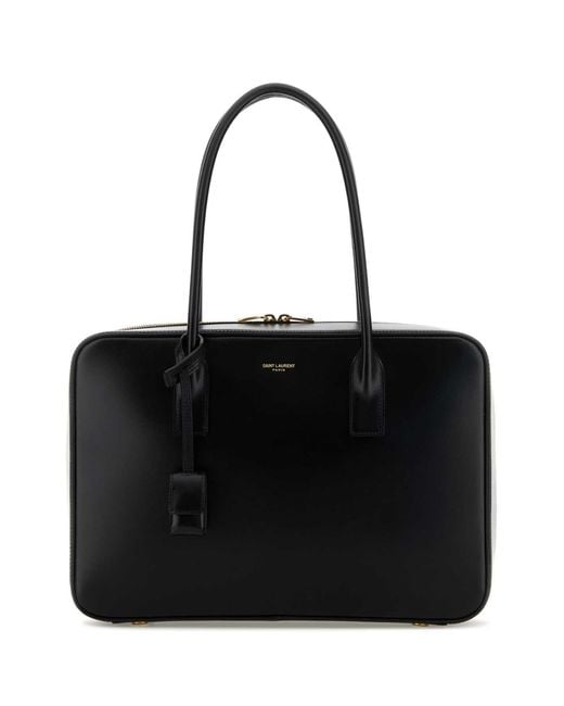 Saint Laurent Black Ysl Bo Sdj Bauletto