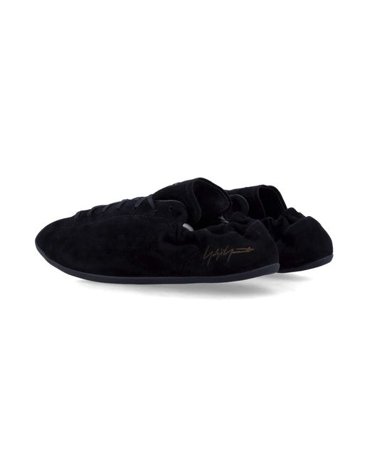 Y-3 Black Suede Stan Smith Lo Pro Sneakers
