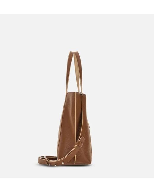 Hogan Brown Script Shopping Small