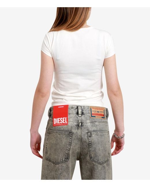 DIESEL White T Shirts And Polos