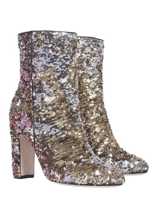 Paris Texas Brown Stivale Con Paillettes for men