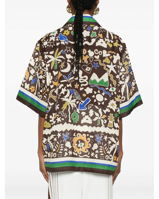 ALÉMAIS Multicolor Maroc Relaxed Shirt