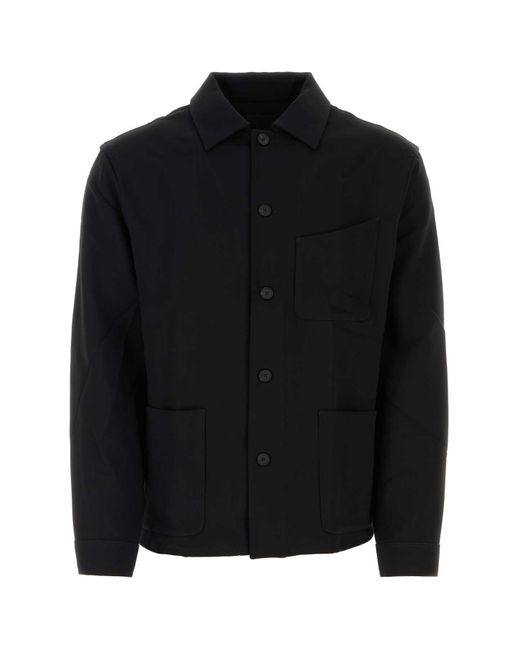 Givenchy Black Wool Blend Shirt for men
