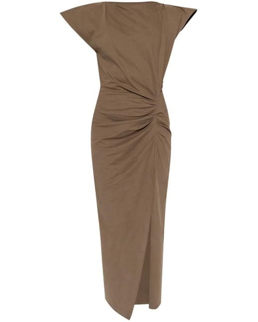 Isabel Marant Green Nadela Langes Kleid