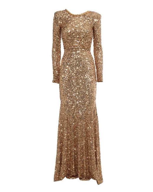 Elisabetta Franchi Natural Long Dress