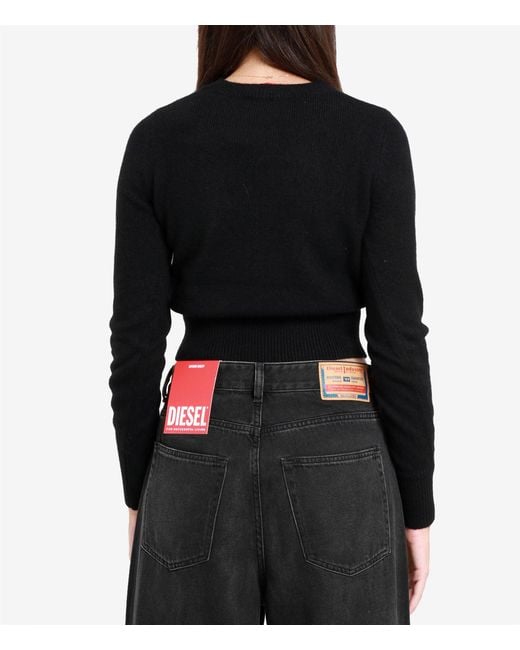 Pulls noirs DIESEL en coloris Black