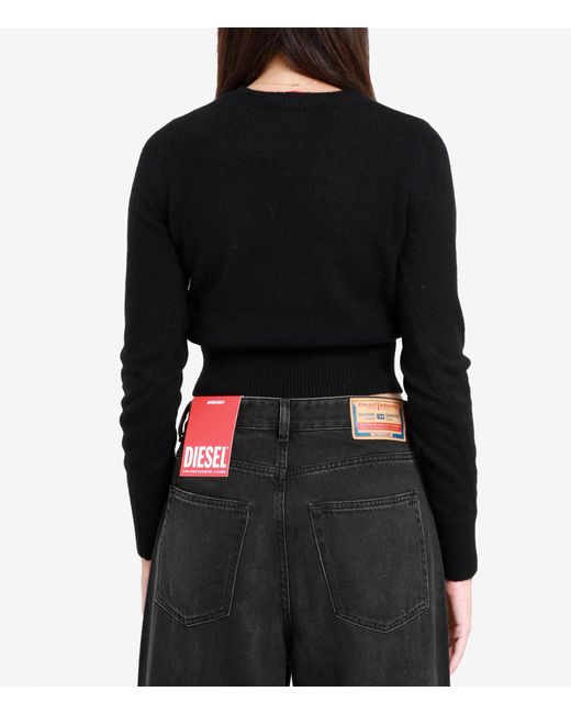 DIESEL Black Sweaters