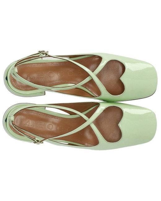 A.Bocca Green Two For Love Light Slingback Pump