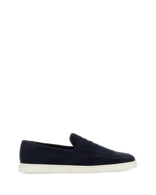 Church's Blue Suede Peebles Loafers for men