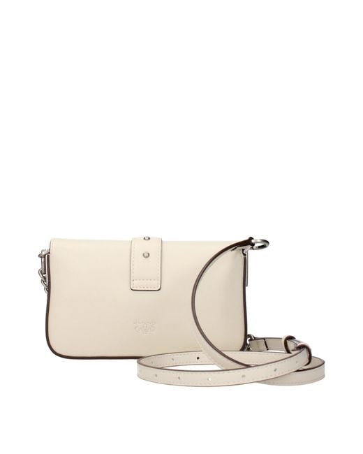 Pinko Natural Love Crossbody Bags Leather