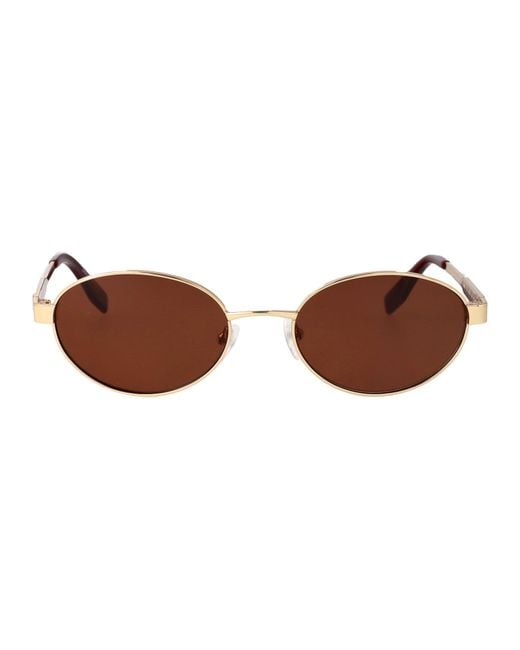 Karl Lagerfeld Brown Metal Sunglasses