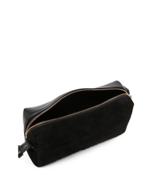 Khaite White Kye Mini Leather Crossbody Bag