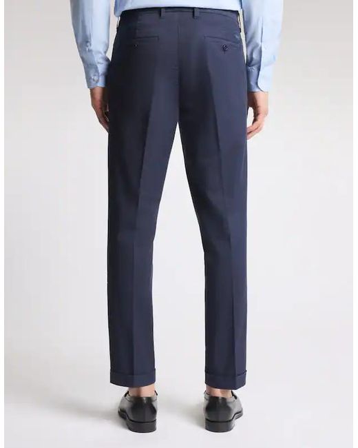 Fay Blue Slim Fit Pants for men