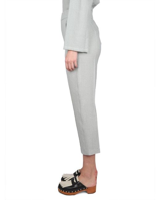 Alysi Gray Cropped Pants