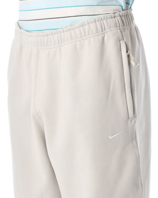 Nike Solo Swoosh Joggingbroek in het White
