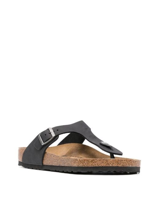 Gizeh Sandalias de cuero engrasado Birkenstock de hombre de color Multicolor
