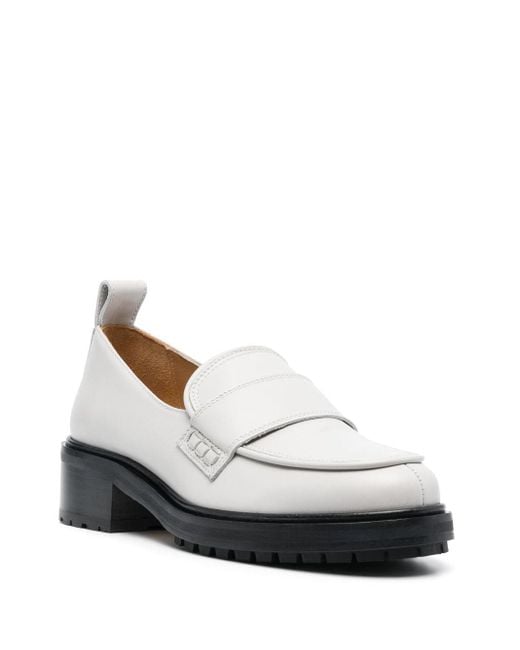 Aeyde White Ruth Calf Leather for men