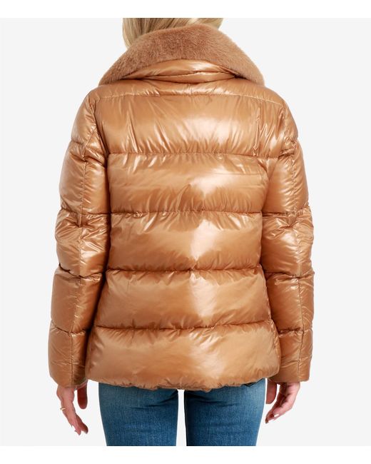 Abrigos Camel Herno de color Brown