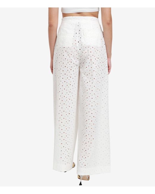 Semicouture White Trousers