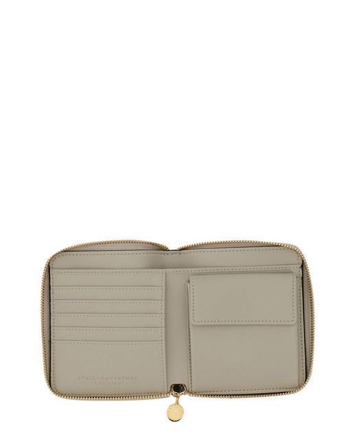 Stella McCartney Black Stella Logo Alter-Nappa Wallet
