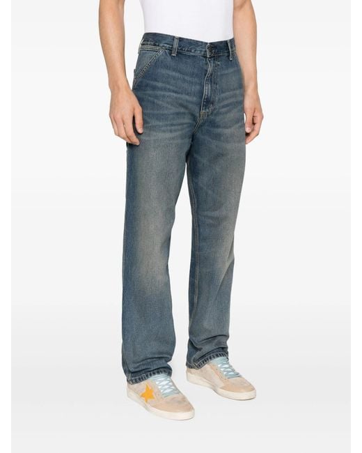 Carhartt Blue Single Knee Jeans for men