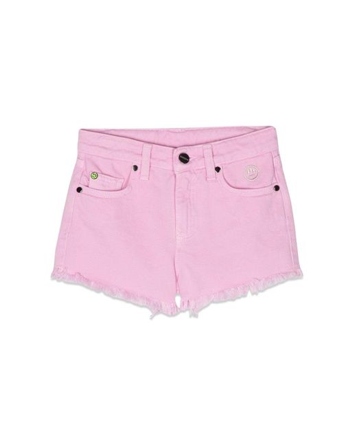Barrow Pink Denim Shorts