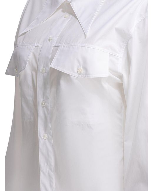 AMI Ami Parijs Casual Overhemd in het White