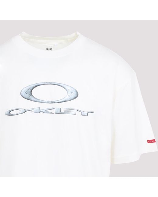 Oakley White New Retro Tee X-Metal