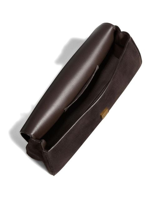 Khaite Black Audrey Leather Clutch