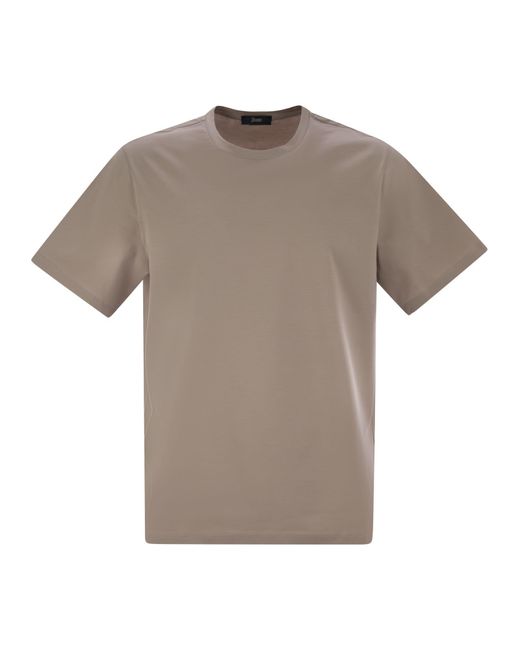 Herno Stretch Cotton T -Shirt in Gray für Herren
