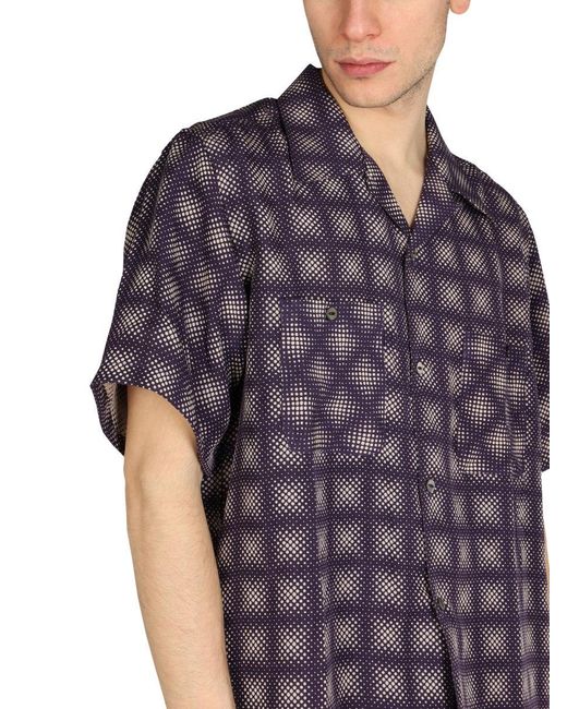 Chemise d'impression de vérification des aiguilles Needles pour homme en coloris Purple