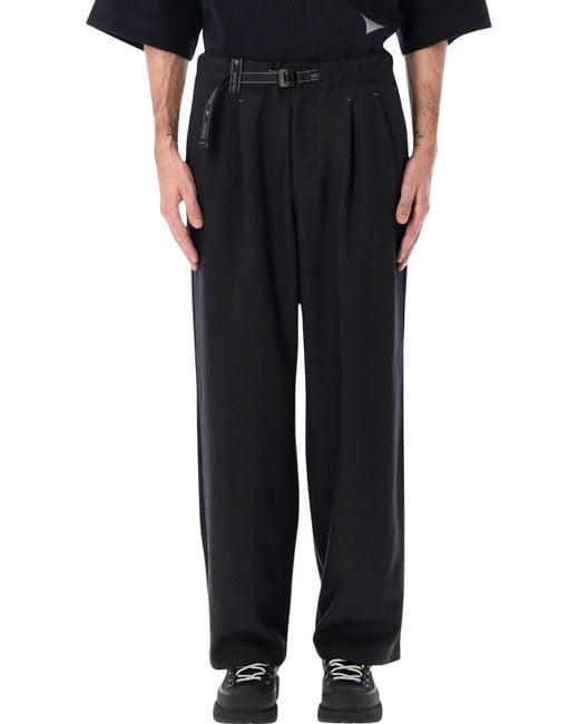 Pantaloni Neri di And Wander in Black da Uomo