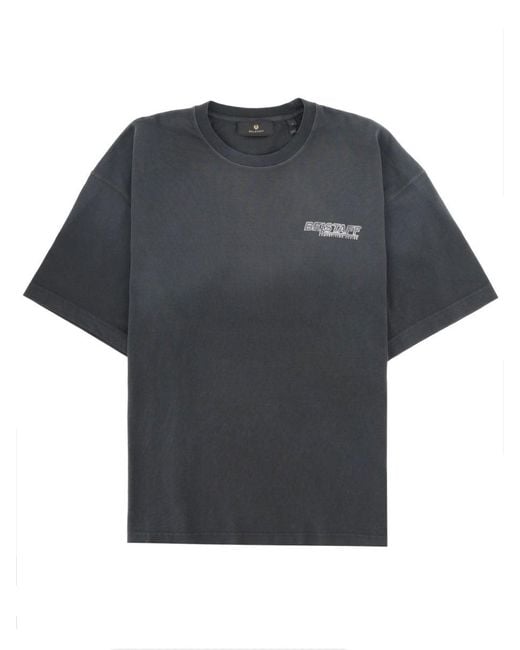 Belstaff Black T Shirt Con Logo