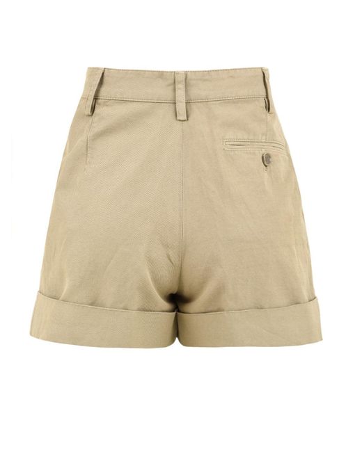 Aspesi Korte Broek Beige in het Natural