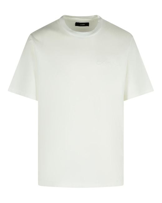 Amiri White 'Bandana' Cotton T Shirt