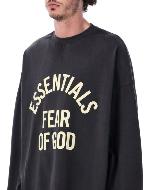 Essentials x Fear Of God Blue T Shirts And Polos
