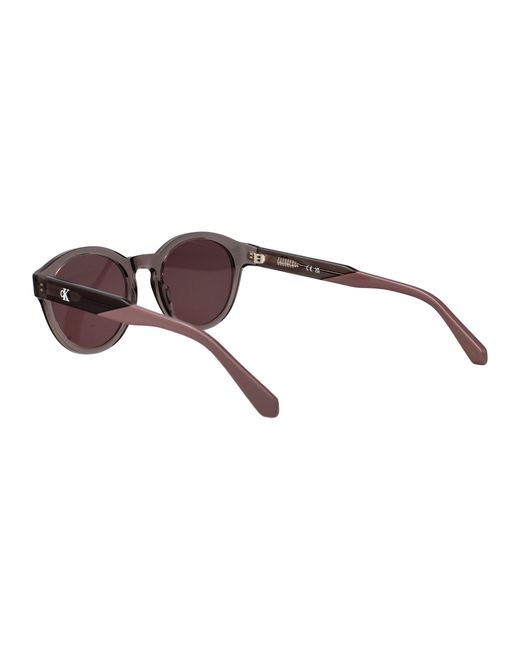 Calvin Klein Purple Acetate Sunglasses