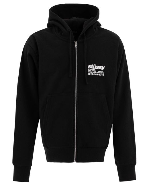 Stussy Black "Dna" Hoodie for men