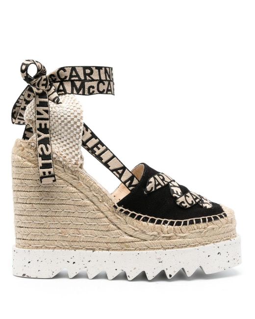 Stella Mc Cartney Intarsia Intarsio A Cuneo A Cuneo di Stella McCartney in Natural