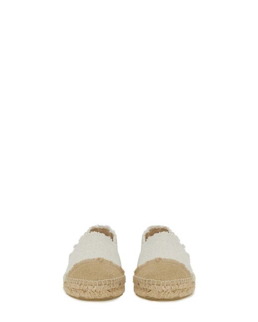 Castaner White Espadrilla "Kampala"