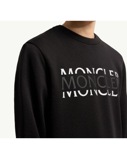 Sudadera Moncler de hombre de color Black