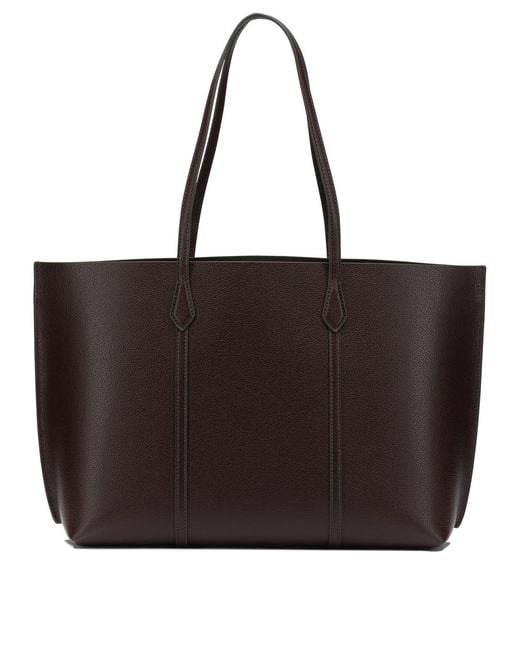 Tory Burch Black Bordeaux Cow Leather Shoulder Bag