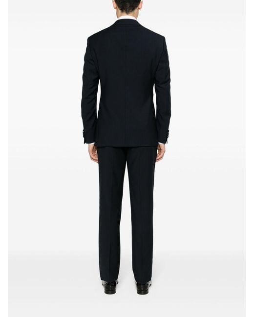 Giorgio Armani Black Slim Fit Wool Tuxedo Suit for men