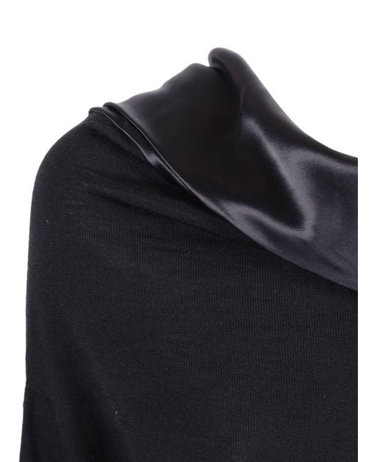 Alberta Ferretti Black Girocoll
