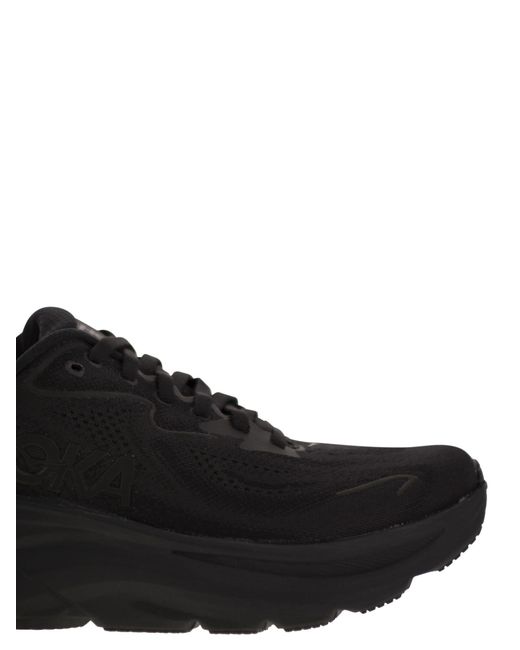 Hoka One One Black Clifton 10 Sneaker