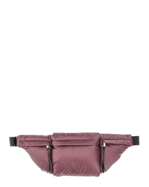 Jil Sander Purple Padded Pouch