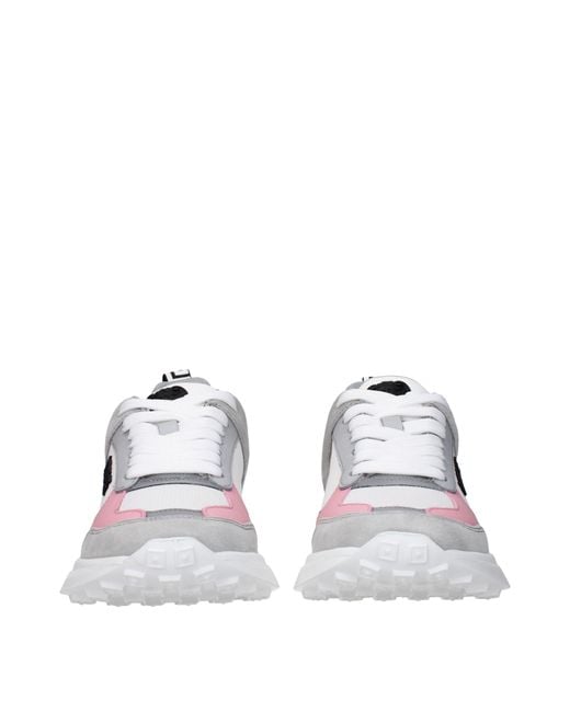 Versace White Laceup Sneakers